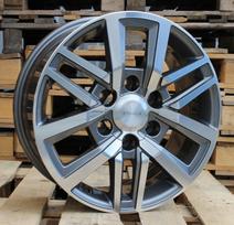 Ratlankis RACINGLINE B1155 R17x7.5 6x139.7 ET 25 CB 106.1 (Grey Polished)