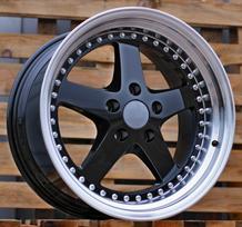 Ratlankis RACINGLINE B1161 R18x8.5 5x120 ET 30 CB 72.6 (Black Polished Lip) (690 kg)