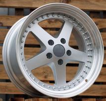Ratlankis RACINGLINE B1161 R18x8.5 5x120 ET 30 CB 72.6 (Silver Polished Lip) (690 kg)