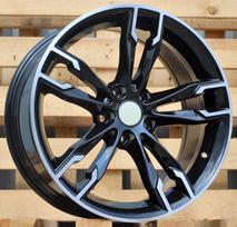 Ratlankis RACINGLINE B1257 R18x8 5x120 ET 30 CB 72.6 (Black Polished) (735 kg)