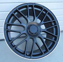 Ratlankis RACINGLINE B1268 R19x8 5x112 ET 45 CB 66.6 (Black Half Matt Polished Lip) (790 kg)
