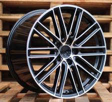 Ratlankis RACINGLINE B1274 R20x9.5 5x130 ET 55 CB 71.6 (Black Polished) (900 kg)