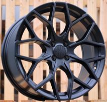 Ratlankis RACINGLINE B1449 R16x5.5 4x100 ET 30 CB 60.1 (Black Half Matt) (500 kg)