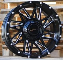 Ratlankis RACINGLINE B1544 R18x9 10x120 ET -12 CB 78.1 (Black Matt Polished Lip)