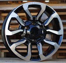 Ratlankis RACINGLINE B1623 R17x7.5 6x139.7 ET 30 CB 106 (Black Polished) (955 kg)