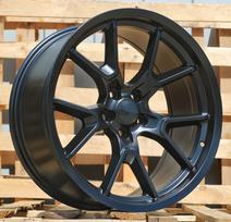 Ratlankis RACINGLINE B1742 R20x9 5x115 ET 15 CB 71.6 (Black Half Matt) (700 kg)