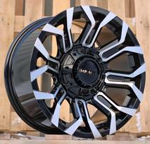 Ratlankis RACINGLINE B1799 R17x9 5x127 ET 0 CB 78.1 (Black Polished) (800 kg)