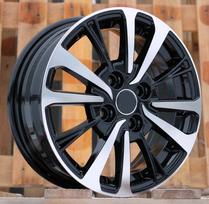 Ratlankis RACINGLINE B1846 R15x6 4x100 ET 40 CB 54.1 (Black Polished) (500 kg)