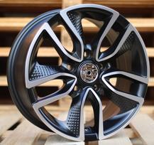 Ratlankis RACINGLINE B5087 R16x6.5 5x100 ET 40 CB 57.1 (Black Polished Half Matt)