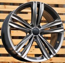 Ratlankis RACINGLINE B5293 R19x8.5 5x112 ET 38 CB 57.1 (Hyper Black) (850 kg)