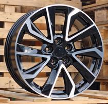 Ratlankis RACINGLINE B5463 R17x7 5x100 ET 40 CB 54.1 (Black Polished) (725 kg)