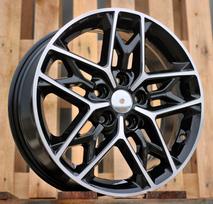 Ratlankis RACINGLINE B5567 R17x7 5x114.3 ET 48 CB 67.1 (Black Polished) (690 kg)