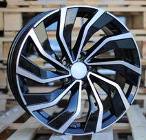 Ratlankis RACINGLINE B5780 R17x7.5 5x100 ET 45 CB 57.1 (Black Polished) (700 kg)
