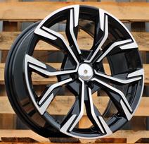 Ratlankis RACINGLINE B5920 R17x7 4x100 ET 37 CB 60.1 (Black Polished) (620 kg)