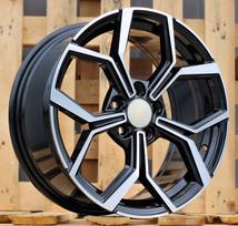 Ratlankis RACINGLINE B5952 R17x7.5 5x100 ET 45 CB 57.1 (Black Polished) (700 kg)