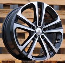 Ratlankis RACINGLINE B5959 R17x7 5x108 ET 50 CB 65.1 (Black Polished) (680 kg)