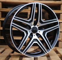 Ratlankis RACINGLINE BK206 R18x8.5 5x112 ET 43 CB 66.6 (Black Polished) (675 kg)