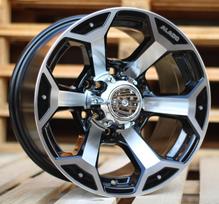 Ratlankis RACINGLINE BK321 R15x10 6x139.7 ET -44 CB 110.1 (Black Polished)