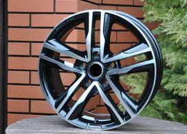 Ratlankis RACINGLINE BK424 R17x7.5 5x118 ET 45 CB 71.1 (Black Polished) (1250 kg)