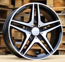 Ratlankis RACINGLINE BK443 R17x8 5x112 ET 40 CB 66.6 (Black Polished) (690 kg)