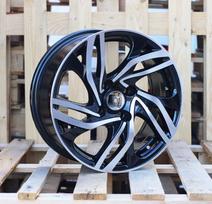 Ratlankis RACINGLINE BK607 R16x7 4x108 ET 25 CB 65.1 (Black Polished) (560 kg)