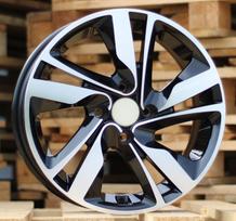Ratlankis RACINGLINE BK813 R15x6 4x100 ET 46 CB 54.1 (Black Polished) (500 kg)