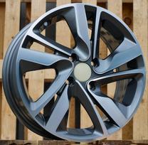 Ratlankis RACINGLINE BK813 R15x6 4x100 ET 46 CB 54.1 (Grey Polished) (500 kg)