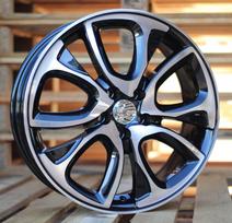 Ratlankis RACINGLINE BY124 R18x7 5x108 ET 30 CB 65.1 (Black Polished)