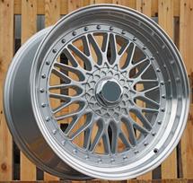 Ratlankis RACINGLINE BY479 R15x7 8x100 ET 25 CB 73.1 (Silver Polished Lip)