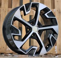 Ratlankis RACINGLINE D1928 R18x7.5 5x114.3 ET 51 CB 67.1 (Black Polished) (690 kg)