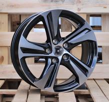 Ratlankis RACINGLINE F5832 R16x6.5 4x108 ET 25 CB 65.1 (Black Polished) (620 kg)