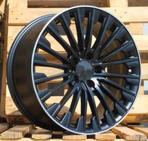 Ratlankis RACINGLINE FBX132 R18x8 5x112 ET 43 CB 66.6 (Black Half Matt Polished Lip) (765 kg)