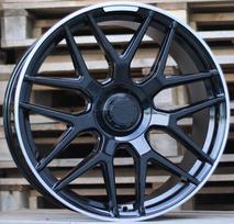 Ratlankis RACINGLINE FE115 R20x8.5 5x112 ET 53 CB 66.6 (Black Polished Lip)