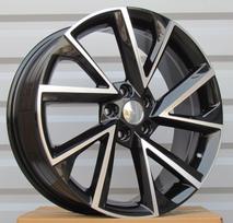 Ratlankis RACINGLINE FE181 R17x7 5x100 ET 40 CB 57.1 (Black Polished) (700 kg)
