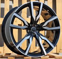 Ratlankis RACINGLINE FE221 R22x9.5 5x112 ET 32 CB 66.6 (Black Polished) (850 kg)