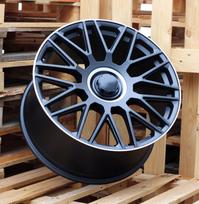 Ratlankis RACINGLINE FE230 R20x8.5 5x112 ET 62.5 CB 66.6 (Black Half Matt Polished Lip Engraved Cap)
