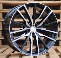 Ratlankis RACINGLINE H0324 R22x9.5 5x112 ET 37 CB 66.6 (Black Polished) (900 kg)