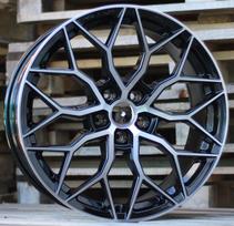 Ratlankis RACINGLINE H4101 R19x8.5 5x112 ET 40 CB 66.6 (Black Polished) (735 kg)
