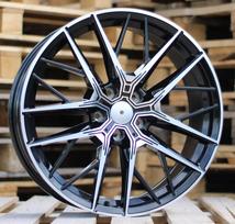 Ratlankis RACINGLINE H5080 R17x7.5 5x120 ET 40 CB 72.6 (Black Polished) (750 kg)
