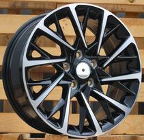 Ratlankis RACINGLINE I0241 R17x7.5 5x114.3 ET 45 CB 67.1 (Black Polished) (690 kg)