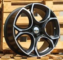 Ratlankis RACINGLINE I5162 R17x7.5 5x112 ET 45 CB 57.1 (Black Polished Half Matt) (690 kg)