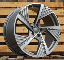 Ratlankis RACINGLINE I5639 R20x9 5x112 ET 38 CB 66.5 (Grey Polished Half Matt) (765 kg)