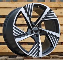 Ratlankis RACINGLINE I5639 R20x9 5x112 ET 38 CB 66.5 (Black Polished Half Matt) (765 kg)