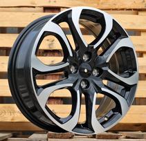 Ratlankis RACINGLINE L1650 R17x6.5 4x100 ET 45 CB 60.1 (Black Polished)