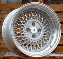 Ratlankis RACINGLINE LU483 R15x7 4x100 ET 25 CB 73.1 (Silver Polished Lip)