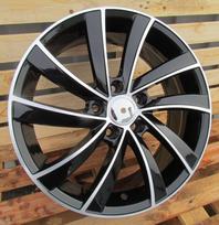 Ratlankis RACINGLINE SK523 R18x7.5 5x112 ET 51 CB 57.1 (Black Polished) (700 kg)