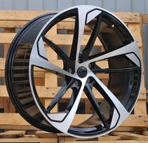 Ratlankis RACINGLINE XE139 R22x9.5 5x112 ET 26 CB 66.5 (Black Polished) (955 kg)