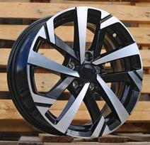 Ratlankis RACINGLINE XE276 R15x6 5x100 ET 40 CB 57.1 (Black Polished) (500 kg)