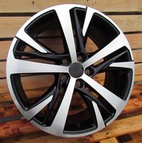 Ratlankis RACINGLINE XE390 R18x7.5 5x108 ET 42 CB 65.1 (Black Polished) (690 kg)