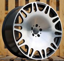 Ratlankis RACINGLINE XE629 R22x10.5 5x112 ET 38 CB 66.6 (Black Polished) (850 kg)